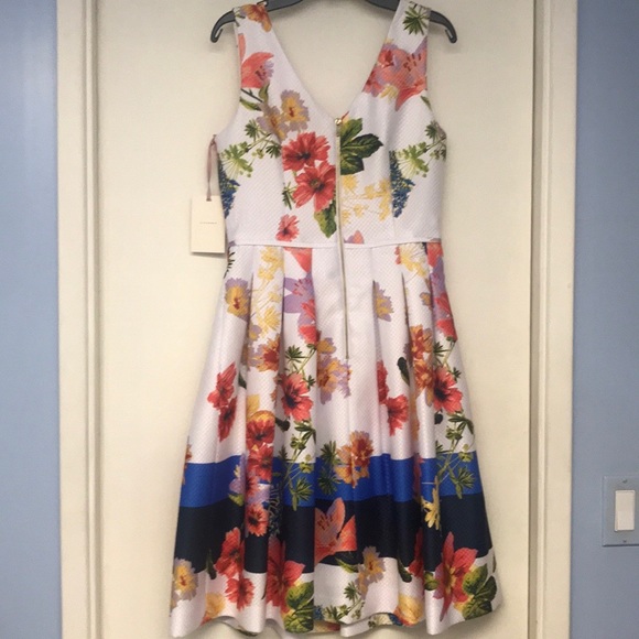 NWT! Alex Marie 🌼 Selina Floral Flare Dress - Picture 5 of 7